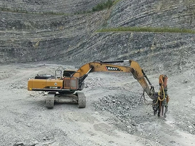 Operación minera en Xianfeng, Hubei
